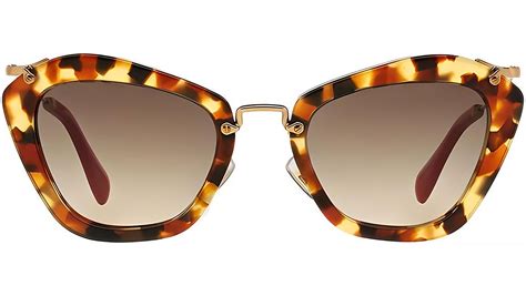 miu miu sunglasses 10ns tortoise|Women's Eyewear & Sunglasses .